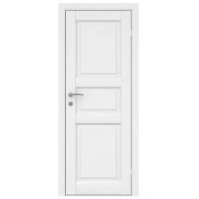 Kompakt hvidmalet dør 72,5 x 204 cm